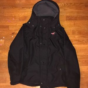 BLACK HOLLISTER WINTER JACKET